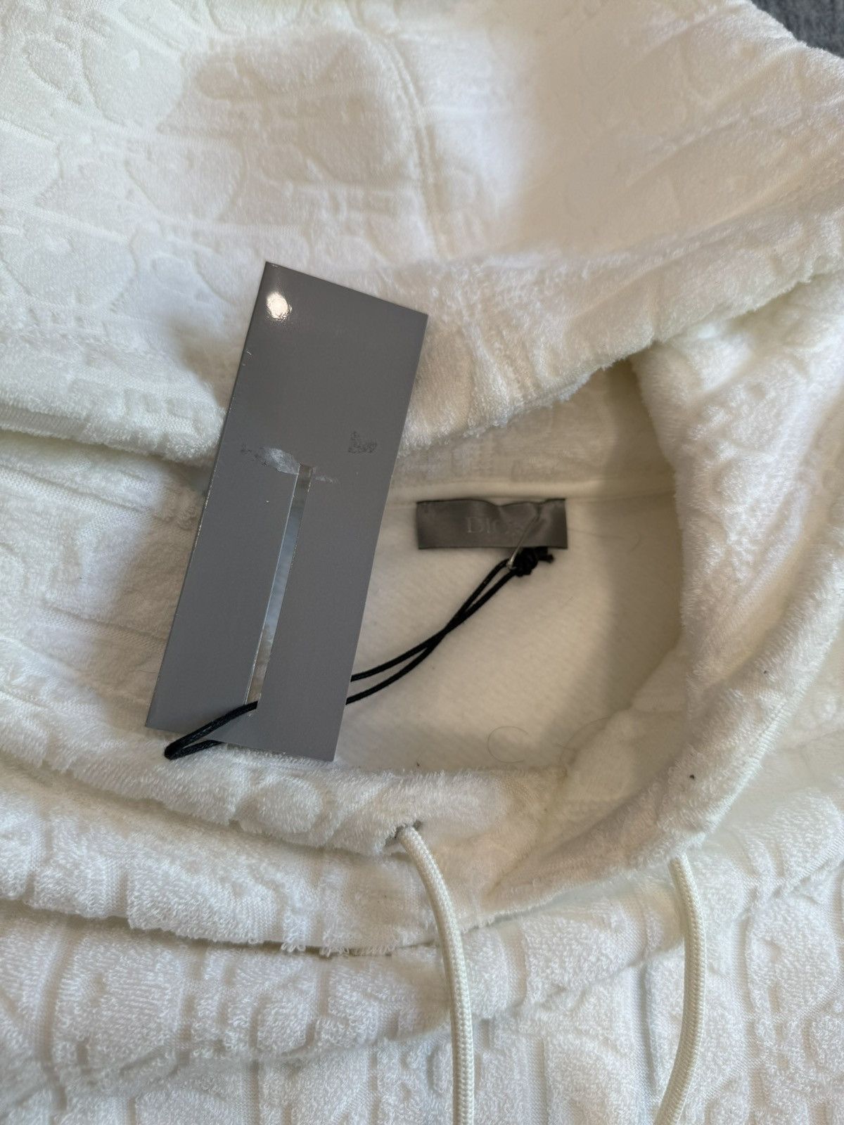 Dior Dior Oblique White Hoodie Size US L / EU 52-54 / 3 - 4 Thumbnail