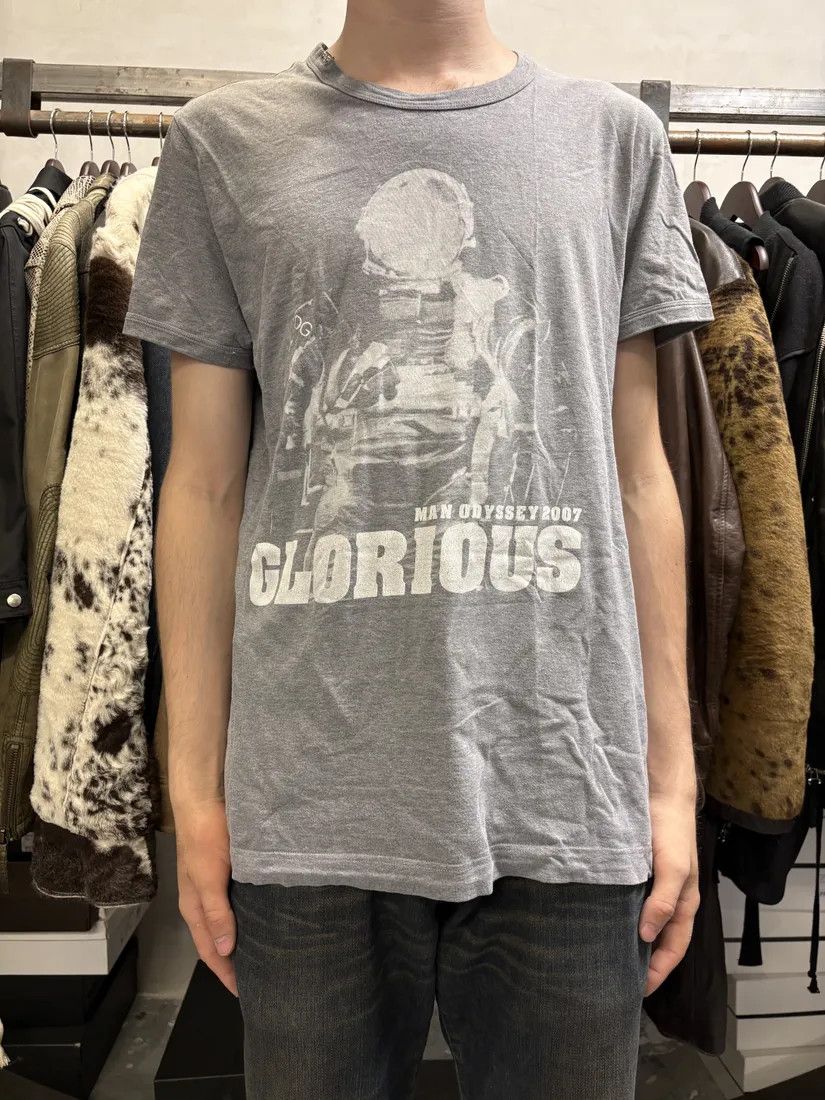 Designer × Dolce & Gabbana × Vintage SS2007 Dolce & Gabbana Grey Odyssey T-Shirt Size US S / EU 44-46 / 1 - 2 Thumbnail