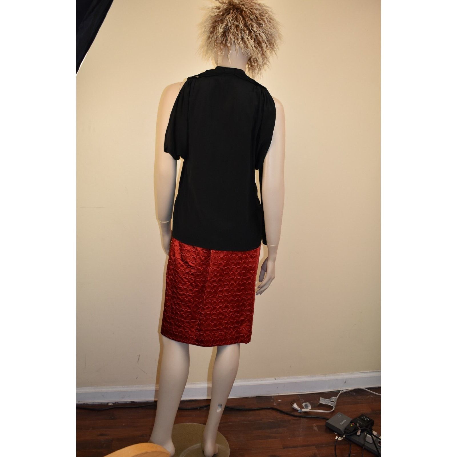 Gucci GUCCI 2217 SILK BLACK SHORT SLEEVES DRESS BLOUSE 42 IT US M Size M / US 6-8 / IT 42-44 - 12 Thumbnail