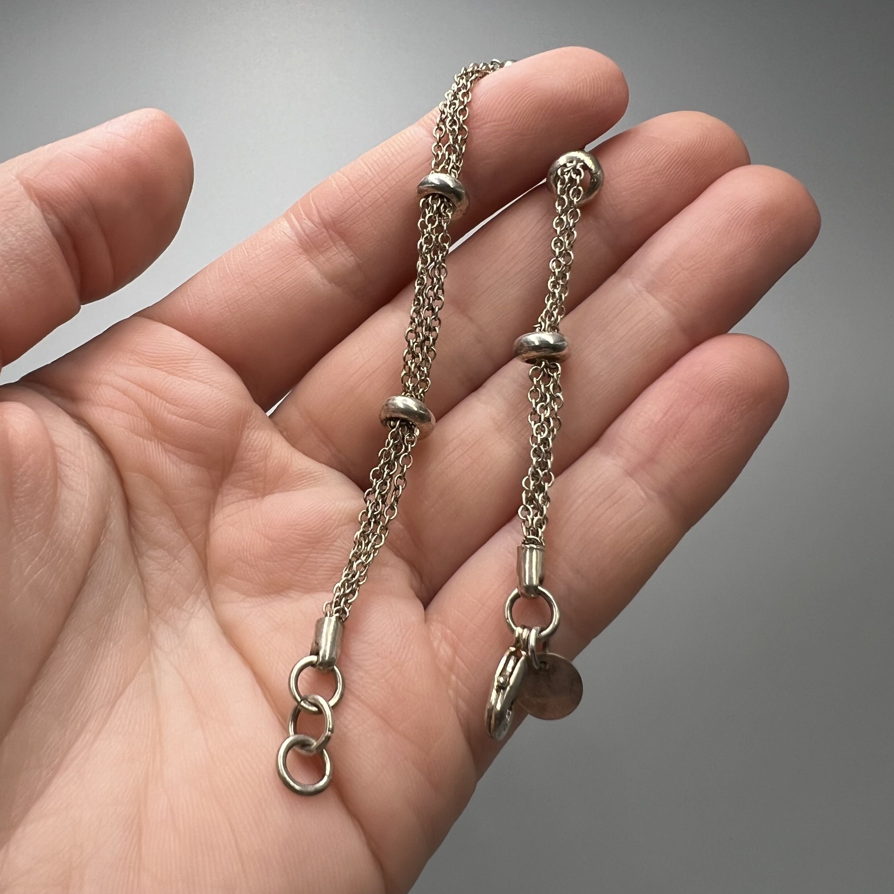 Vintage Vintage 925 Sterlig Silver Multi Chain Bracelet marked 6.4gr Size ONE SIZE - 2 Thumbnail