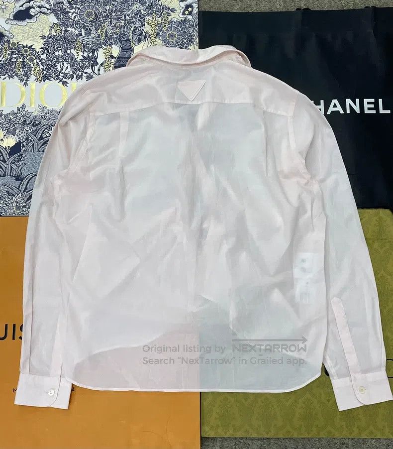 Prada Prada 25 new pink laced shirts Size XS / US 0-2 / IT 36-38 - 2 Thumbnail