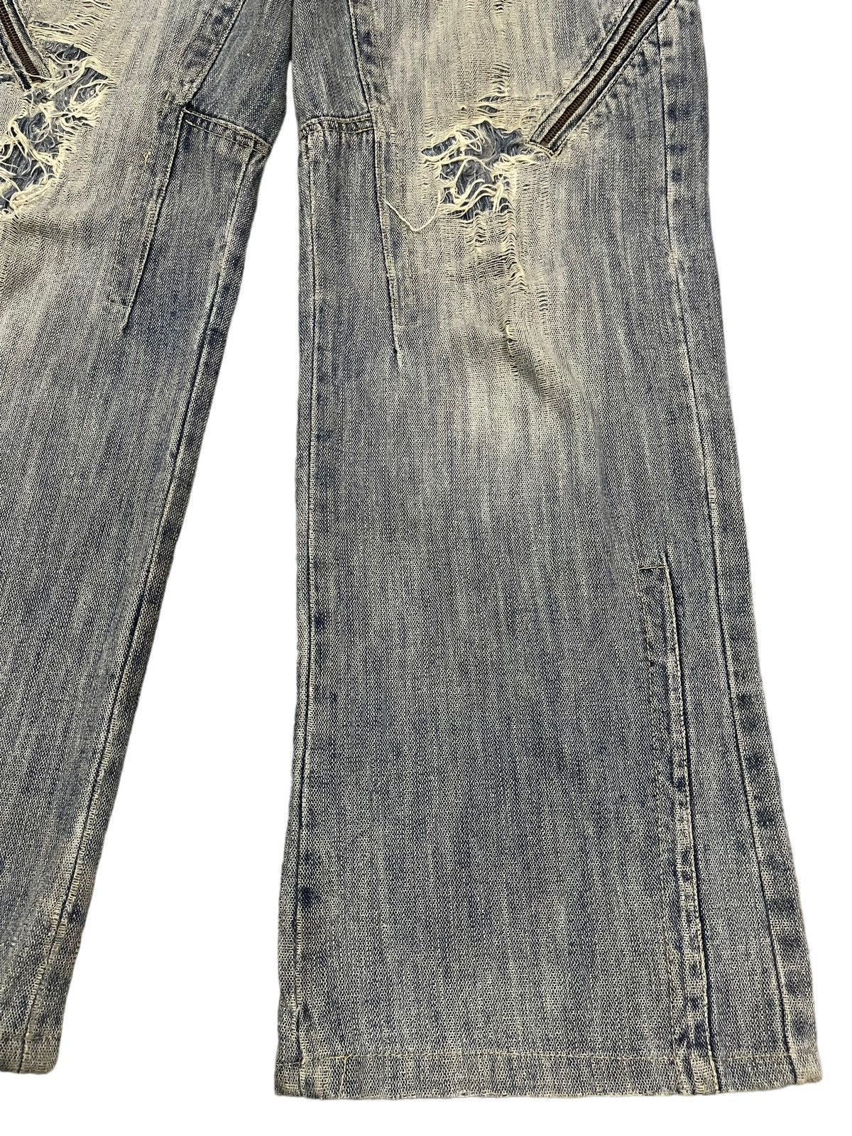 Japanese Brand Vintage Japanese Brand Distressed Avant Garde Baggy Jeans Size US 34 / EU 50 - 6 Thumbnail