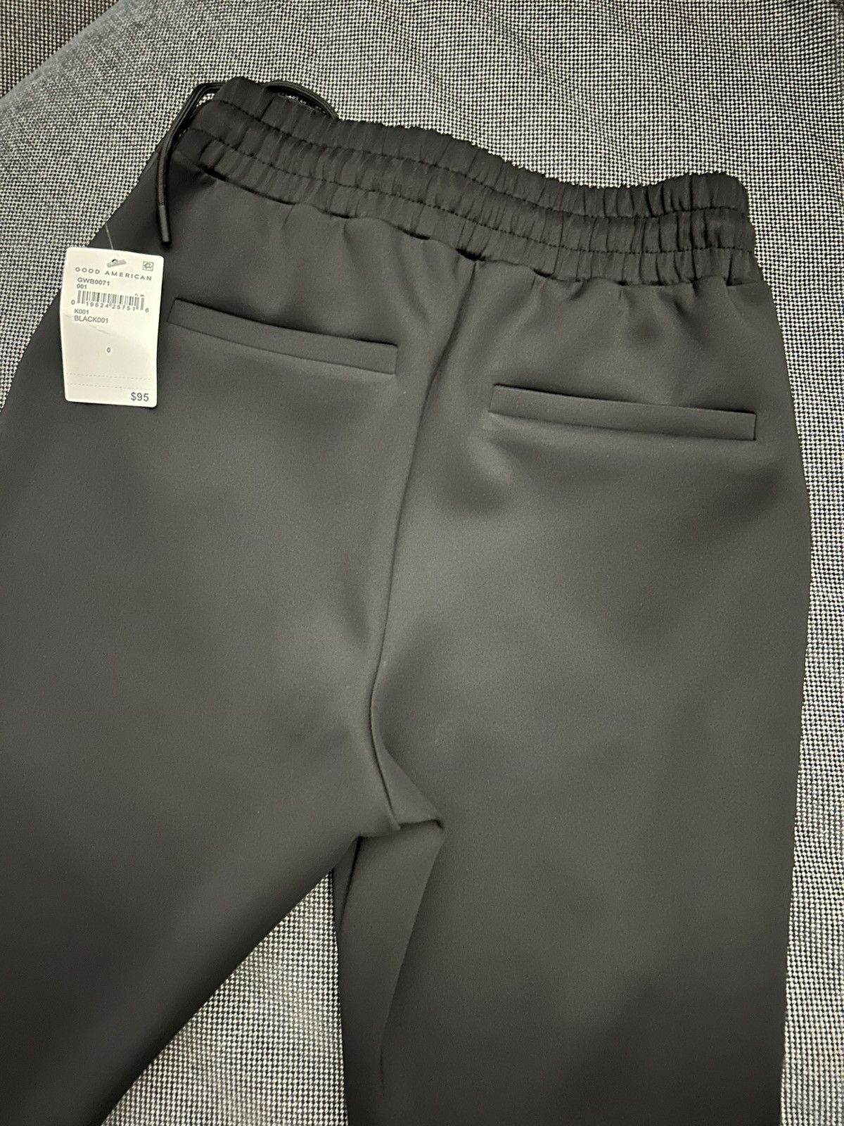 Good American Good American Sweatpants Women's Size 0 Black GWB0071 Size 25" / US 0 / IT 36 - 3 Thumbnail