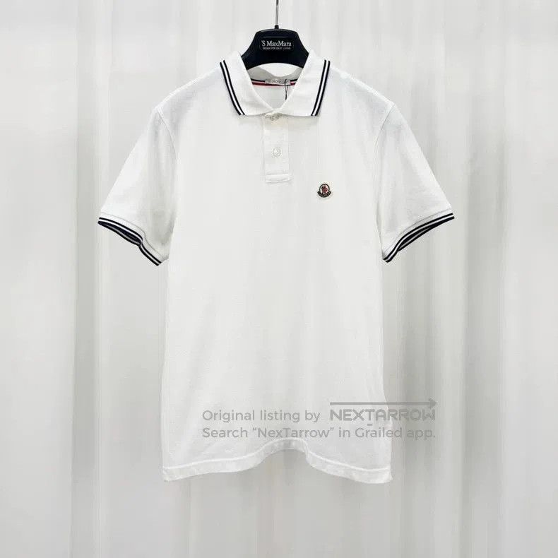 Moncler Moncler Embroidered Logo Polo Shirt. Size US S / EU 44-46 / 1 - 1 Thumbnail