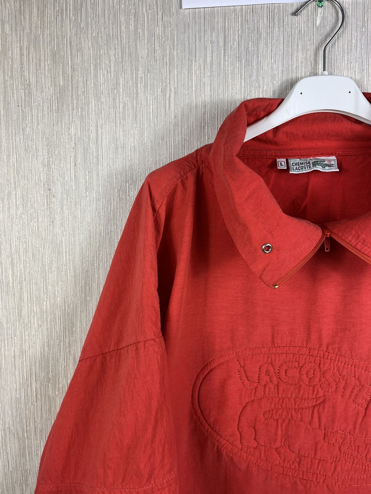 Lacoste × Vintage Vintage 80s Lacoste chemise light jacket embroidered logo Size US M / EU 48-50 / 2 - 4 Thumbnail