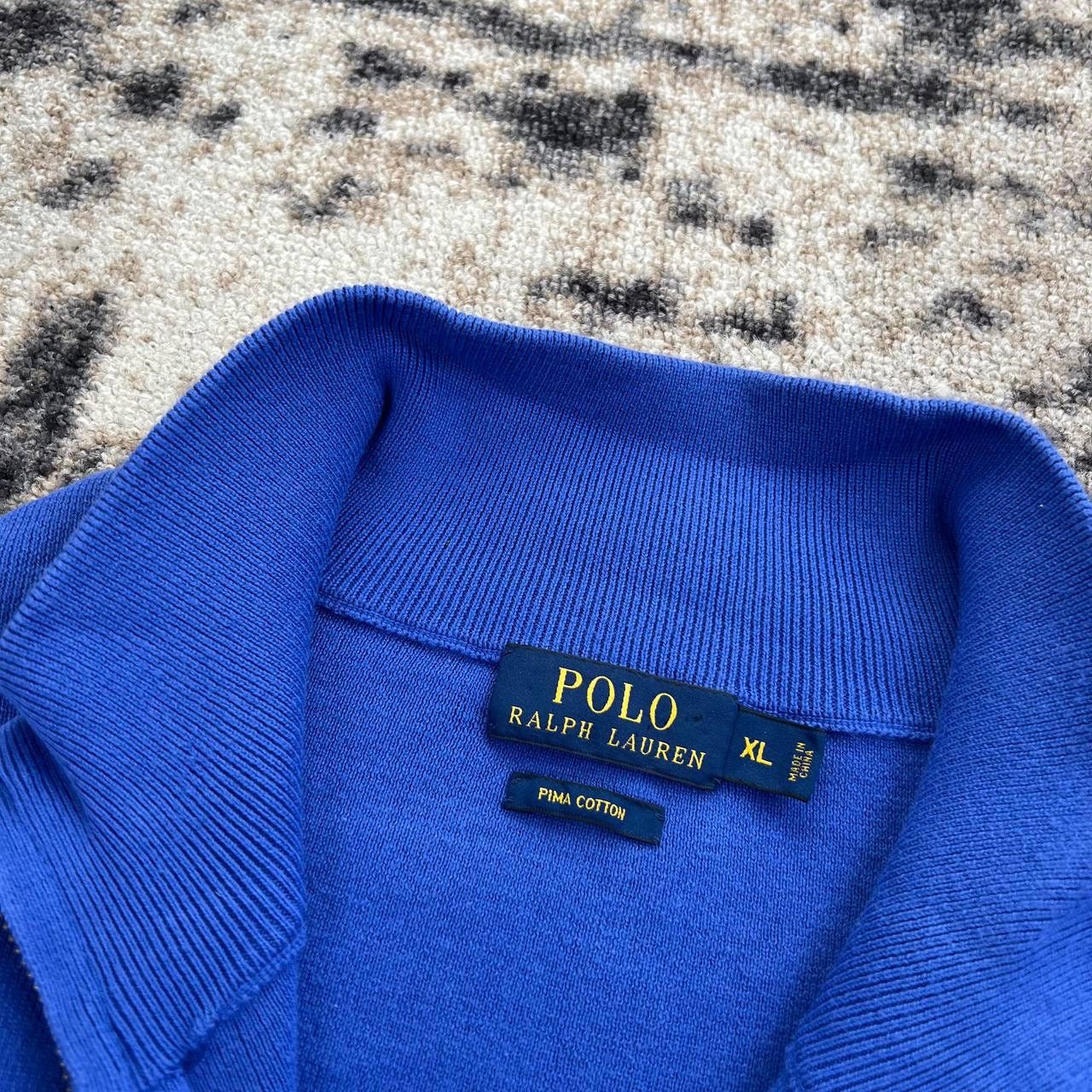 Polo Ralph Lauren Polo Ralph Lauren Luxuru Quarter Zip Up Mini Logo Sweater Size US XL / EU 56 / 4 - 5 Thumbnail