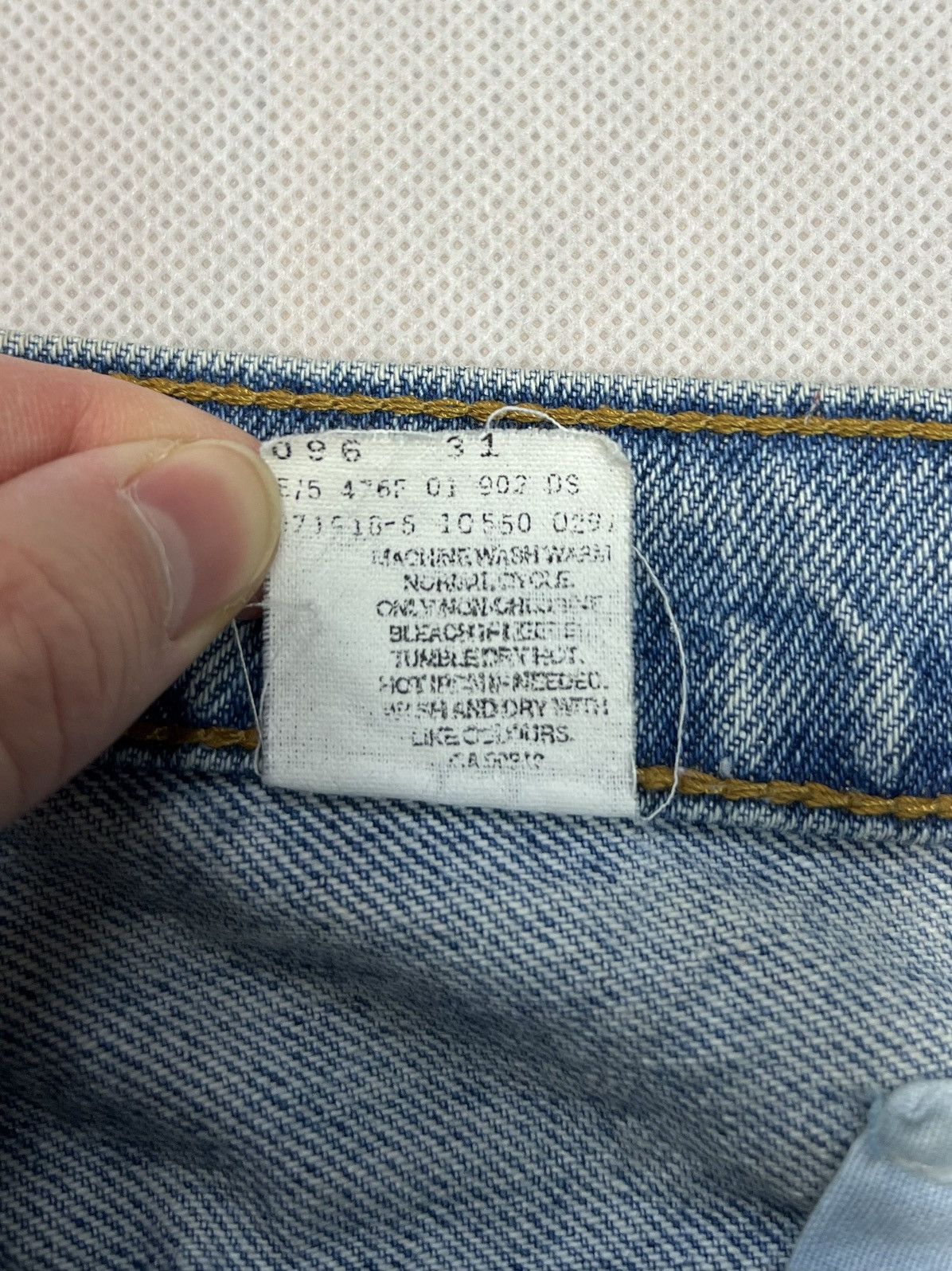 Levi's × Vintage Pants Levi’s 550 vintage 90’s baby blue Size 26" / US 2 / IT 38 - 6 Thumbnail