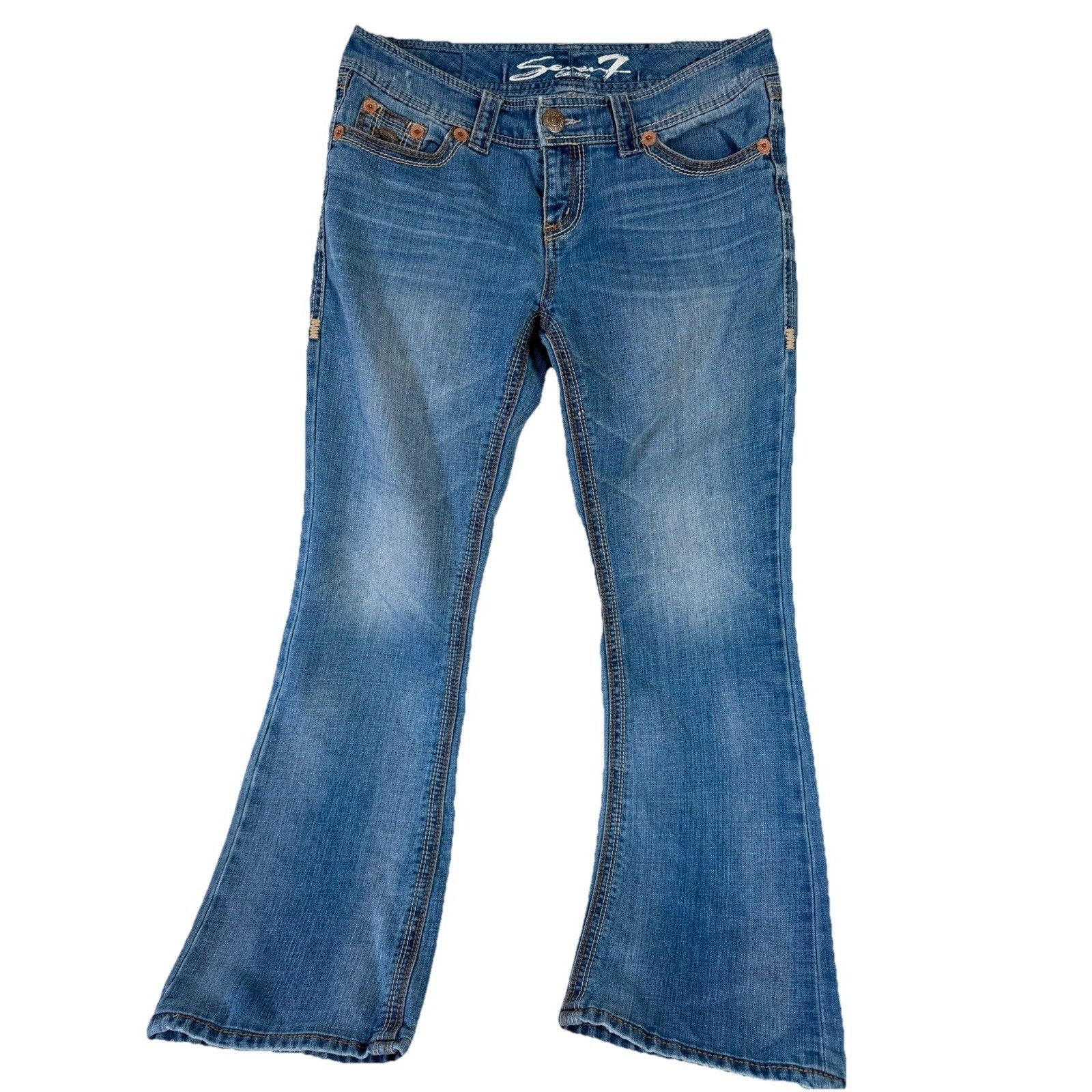 7 For All Mankind 7 For All Mankind Women's Size 30Bootcut Jeans Low Rise Size 30" / US 8 / IT 44 - 1 Thumbnail