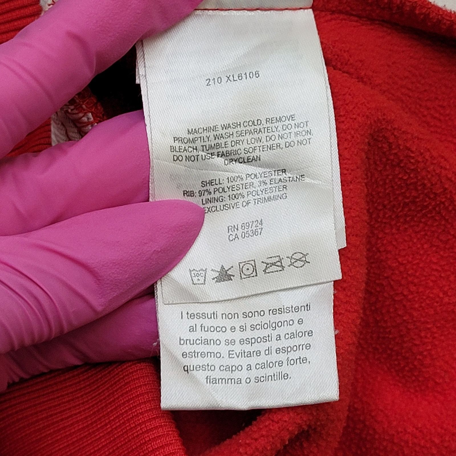 Columbia Ohio-State OSU Track Jacket Womens Medium Red White Raglan Size M / US 6-8 / IT 42-44 - 10 Thumbnail