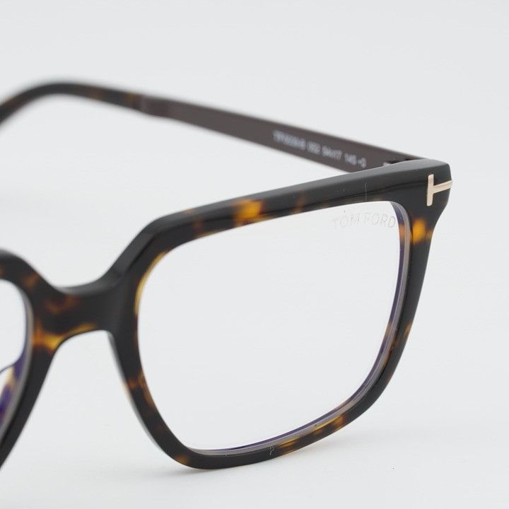 Tom Ford Tom Ford FT6039-B 052 Eyeglasses Dark Havana 54mm Rectangle Size ONE SIZE - 9 Thumbnail