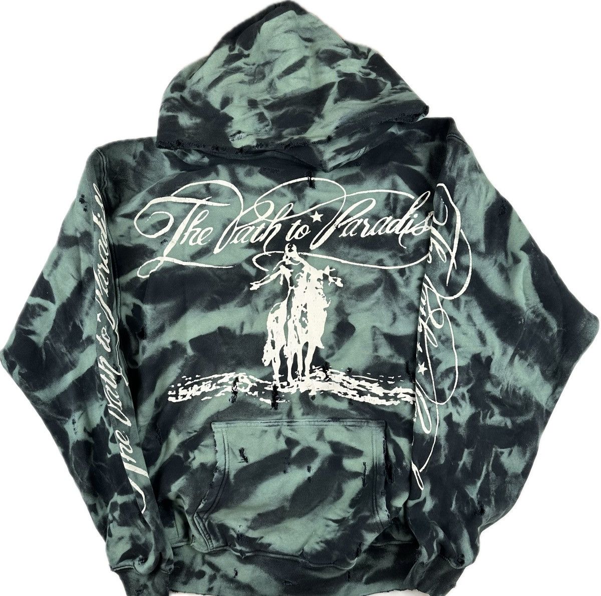 HELLSTAR Hellstar Green Marble Paradise Hoodie Size US L / EU 52-54 / 3 - 1 Thumbnail