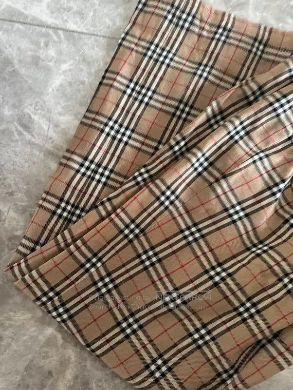 Other Burberry Khaki Check Wool Trousers for Women. Size 23" - 3 Thumbnail