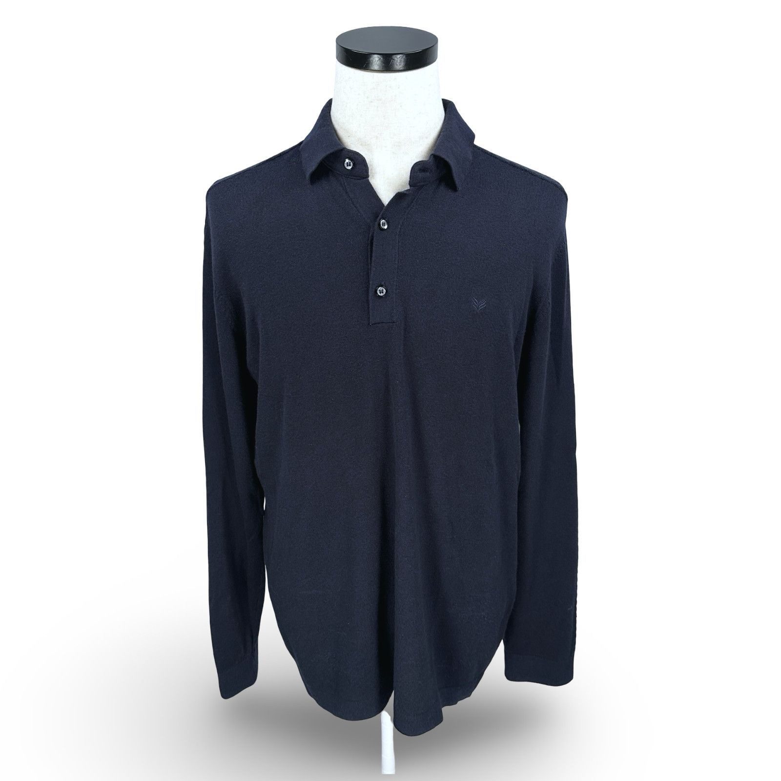 Other Buttercloth Sweater Polo Shirt Mens L Blue Cotton Pullover Size US L / EU 52-54 / 3 - 1 Thumbnail