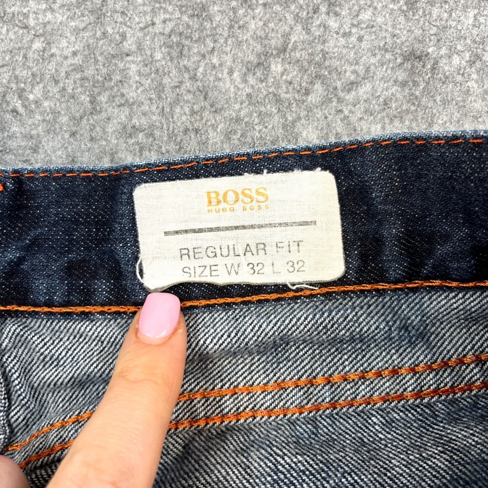 Hugo Boss HUGO BOSS Jeans Relaxed Straight 30 30 Denim 5-Pocket Dark Wash Blue Cotton Mens Regular Size 30 Size US 30 / EU 46 - 7 Thumbnail