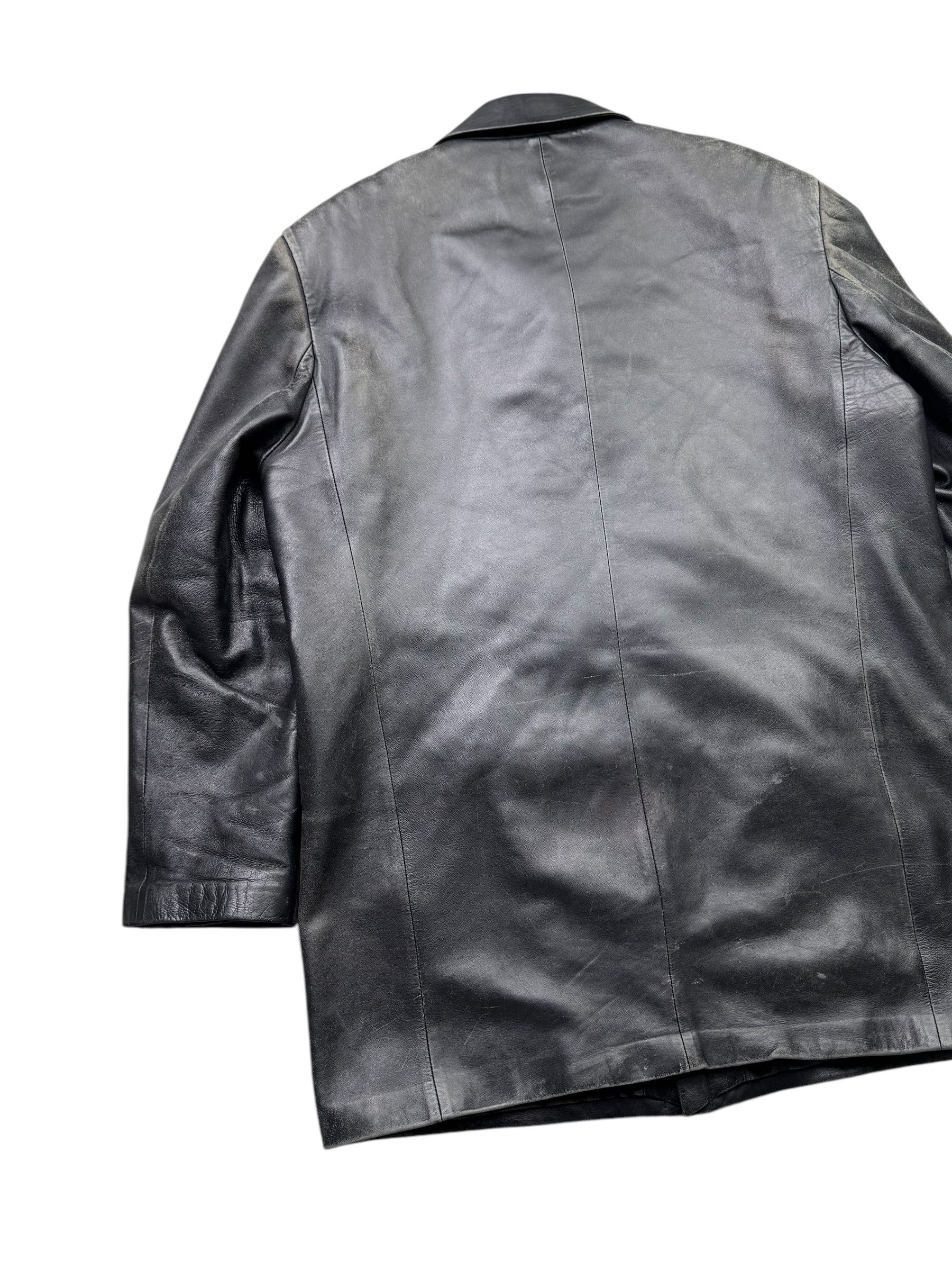 Other Vintage Time Faded Leather Jacket M125D15(E123)(V105) Size US XL / EU 56 / 4 - 11 Thumbnail