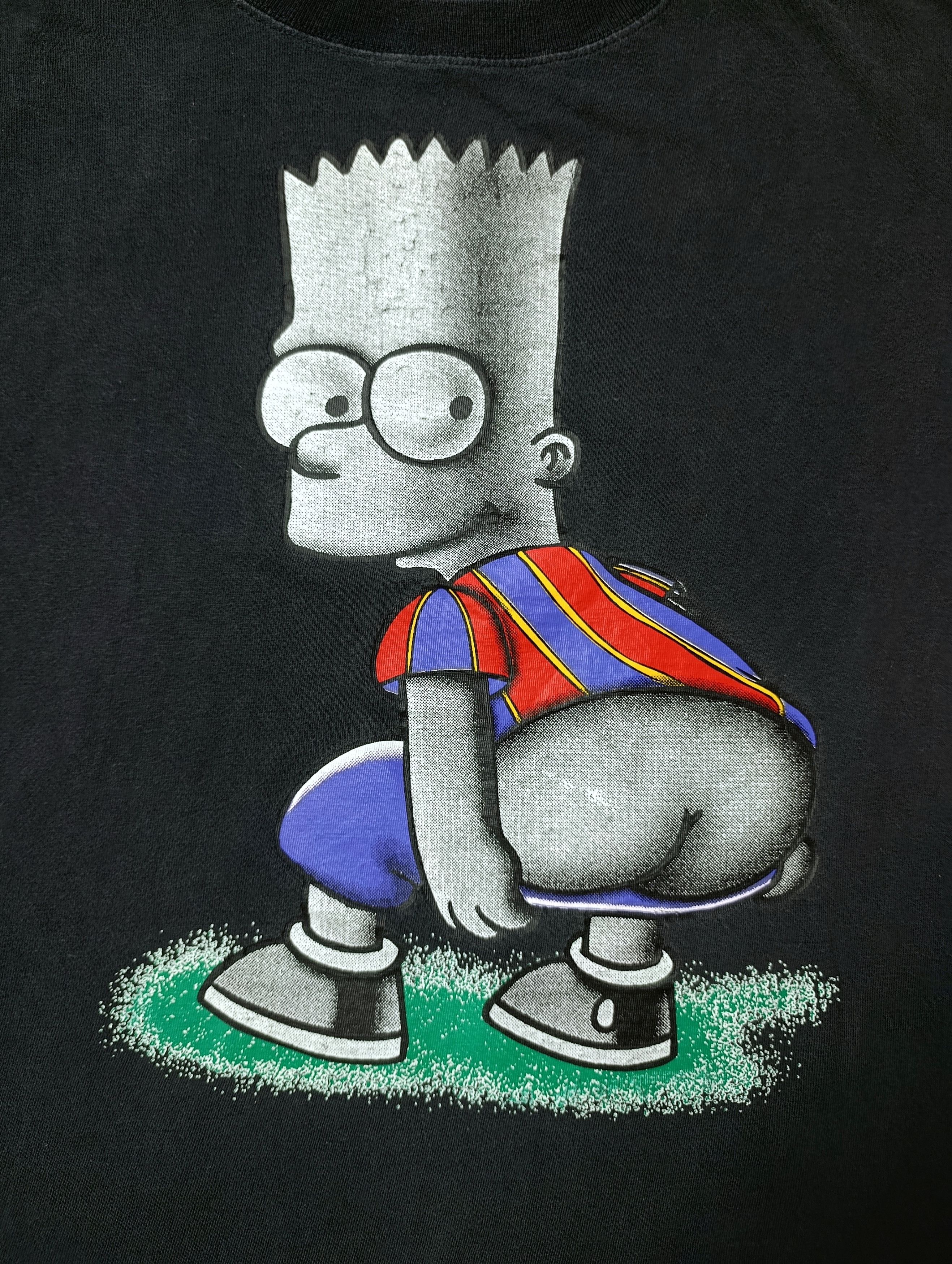 Vintage Vintage Simpson Bart Ass Fade T-shirt Size US S / EU 44-46 / 1 - 3 Thumbnail