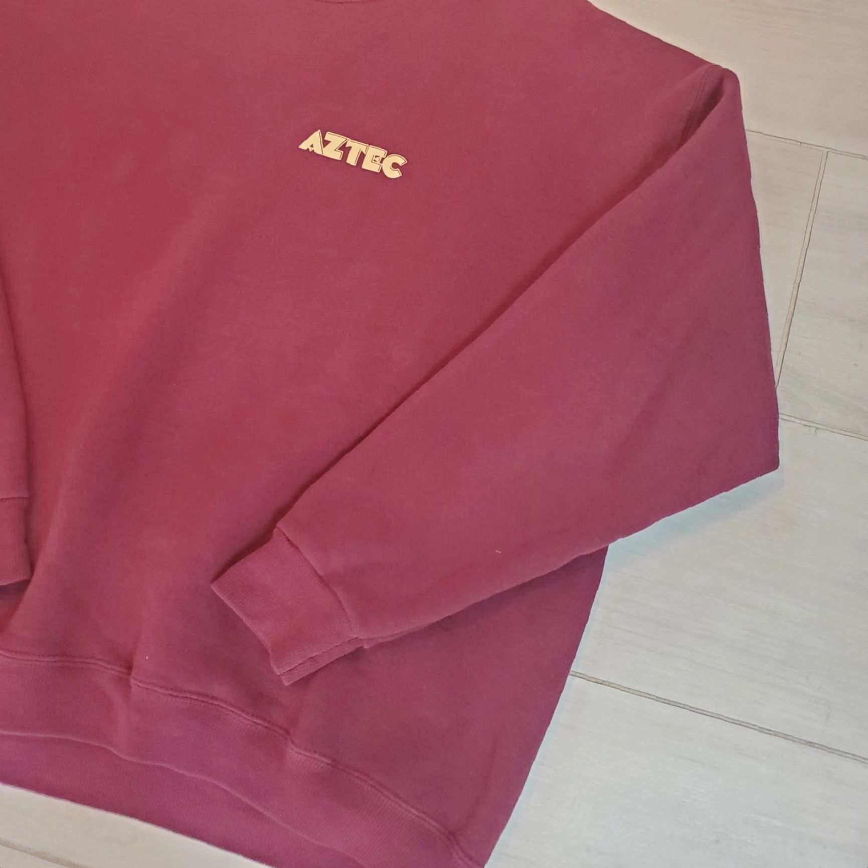 Lee VINTAGE Lee Sweatshirt Mens XL Maroon Crewneck Heavyweight Solid Aztec USA Sweatshirt Mens XL Maroon Crewneck Solid Aztec USA Size US XL / EU 56 / 4 - 3 Thumbnail