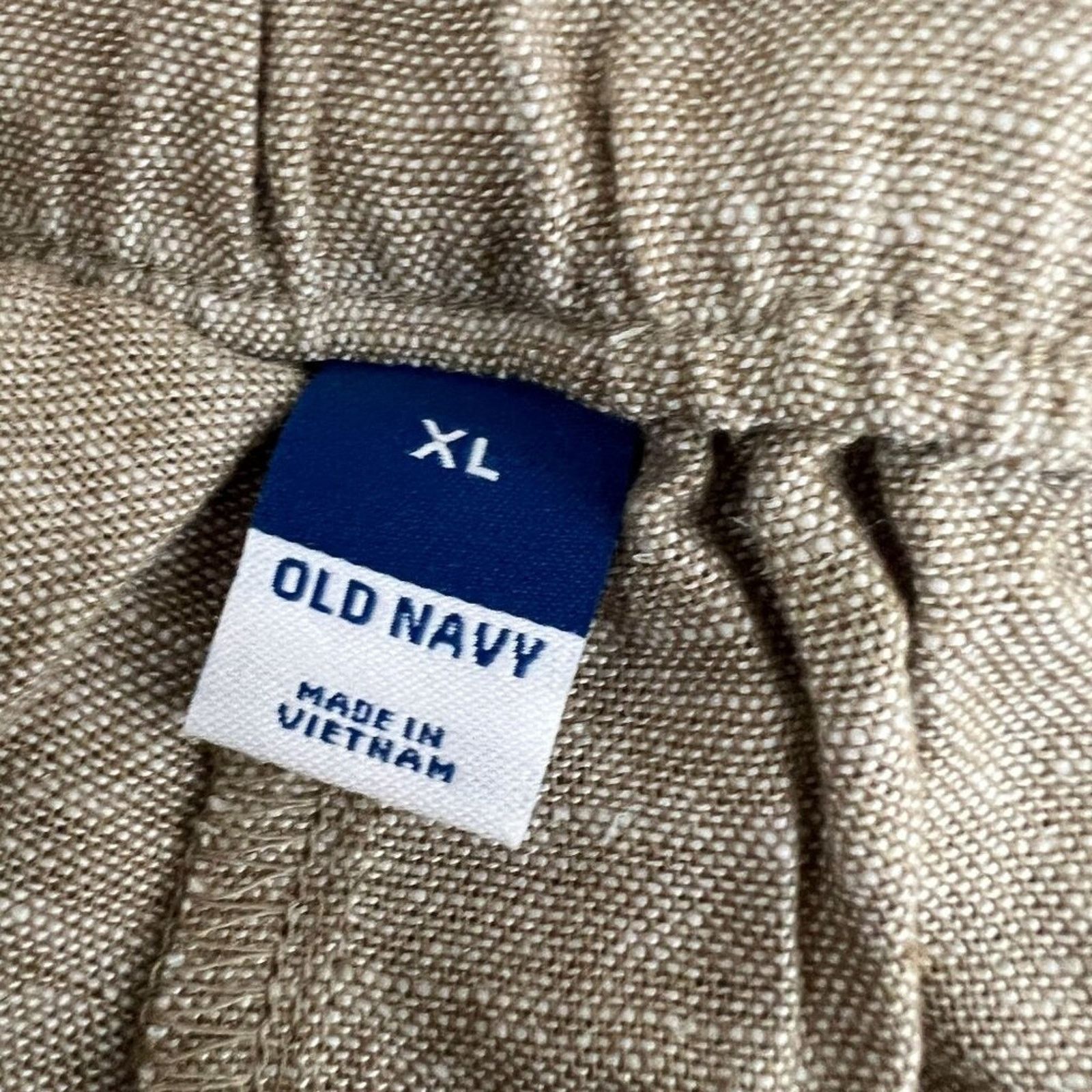 Old Navy Old Navy Extra High Waisted Linen-Blend Taylor Shorts Xlarge Size 38" / US 16 / IT 52 - 2 Thumbnail