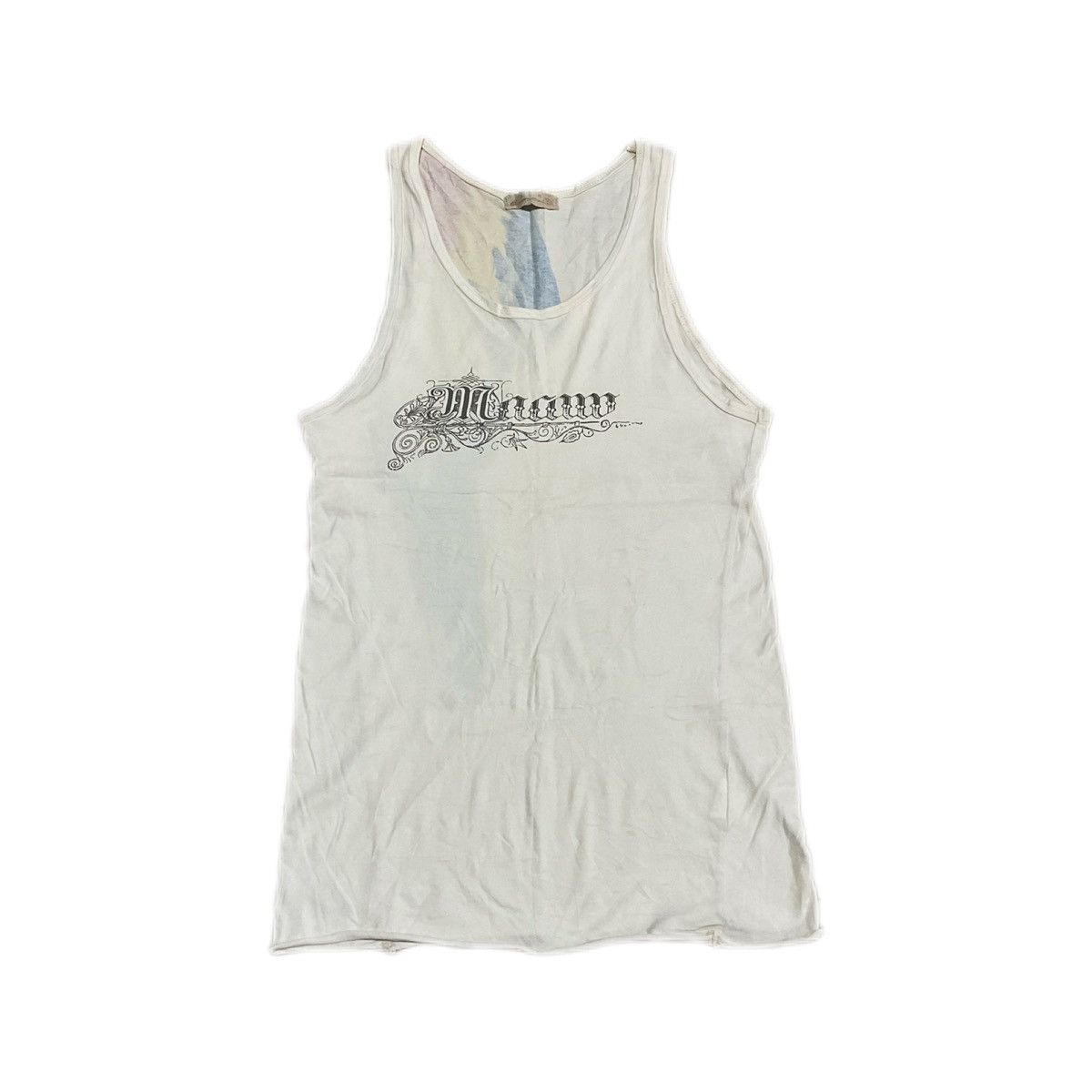 Hysteric Glamour × If Six Was Nine × Le Grande Bleu (L.G.B.) 🔥Y2K Archived G.O.A. Tribal Feather Tank Top Size US S / EU 44-46 / 1 - 3 Thumbnail