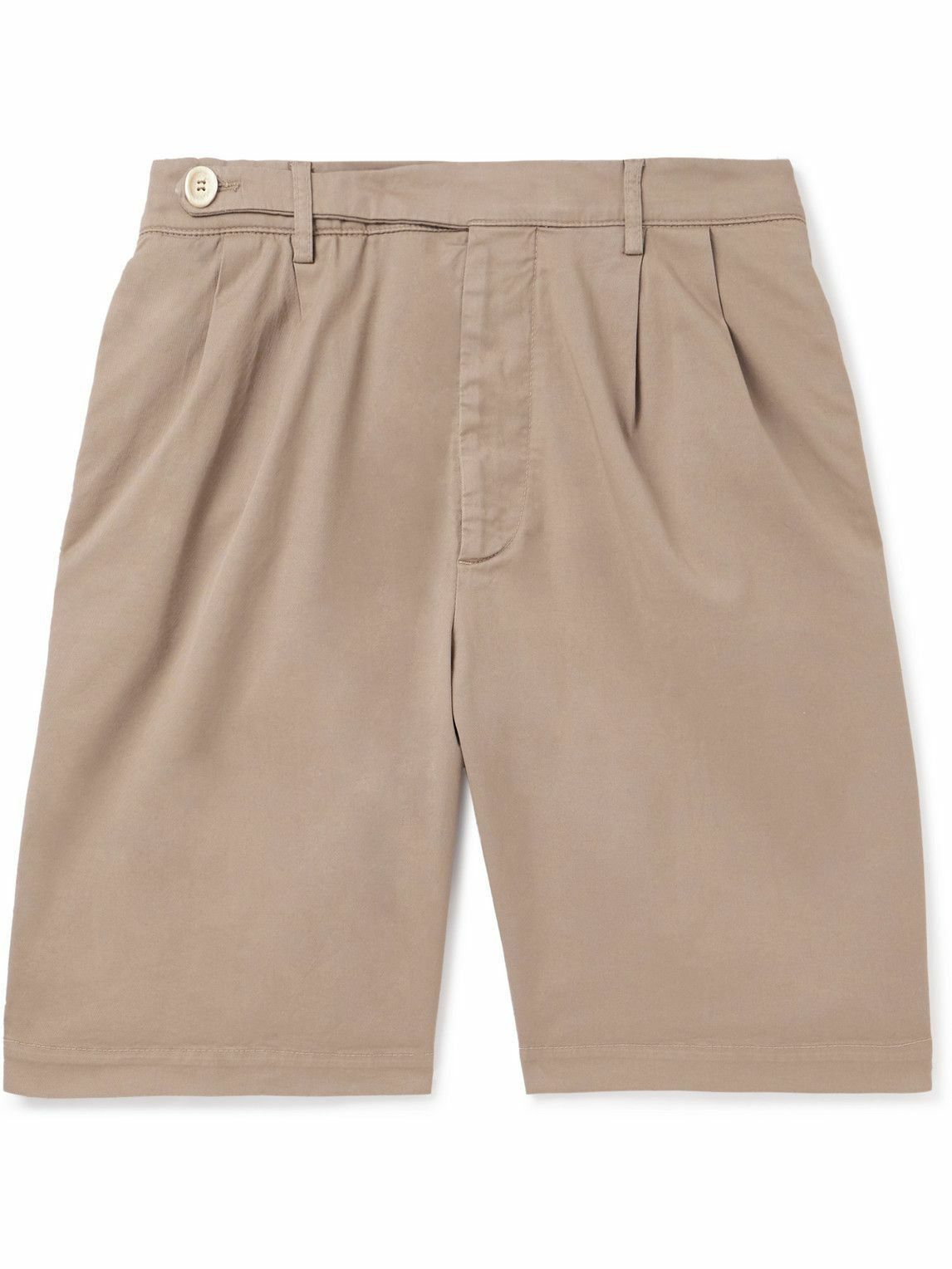 Brunello Cucinelli o1y0526 Short in Sand Size US 30 / EU 46 - 1 Thumbnail