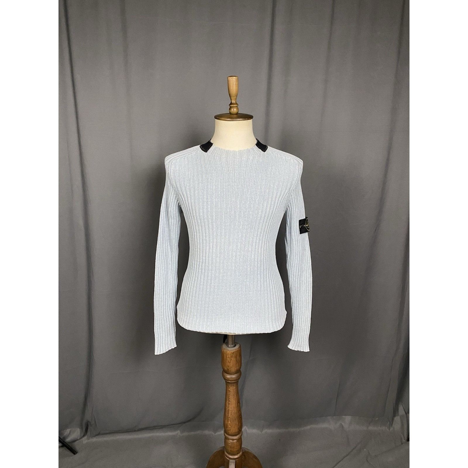 Stone Island Stone Island Vintage Men's Blue Crewneck Knitted Sweater Siz Size US S / EU 44-46 / 1 - 3 Thumbnail