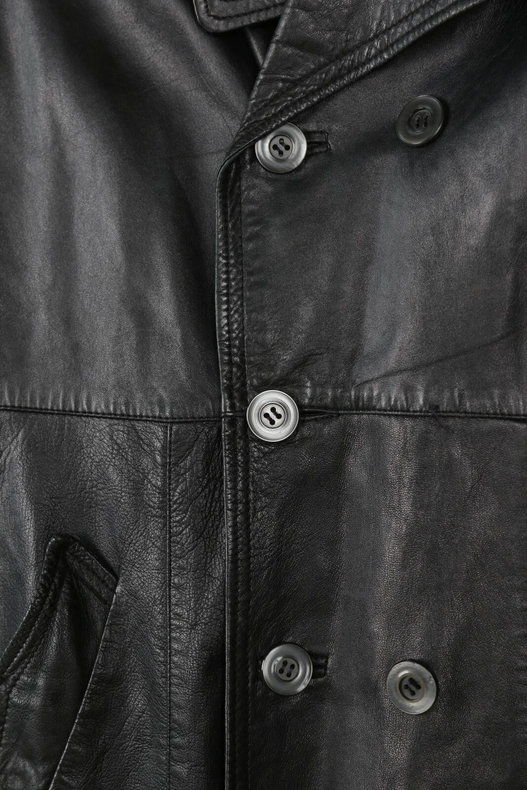 Other 00's Leather Mac Coat Size L / US 10 / IT 46 - 3 Thumbnail