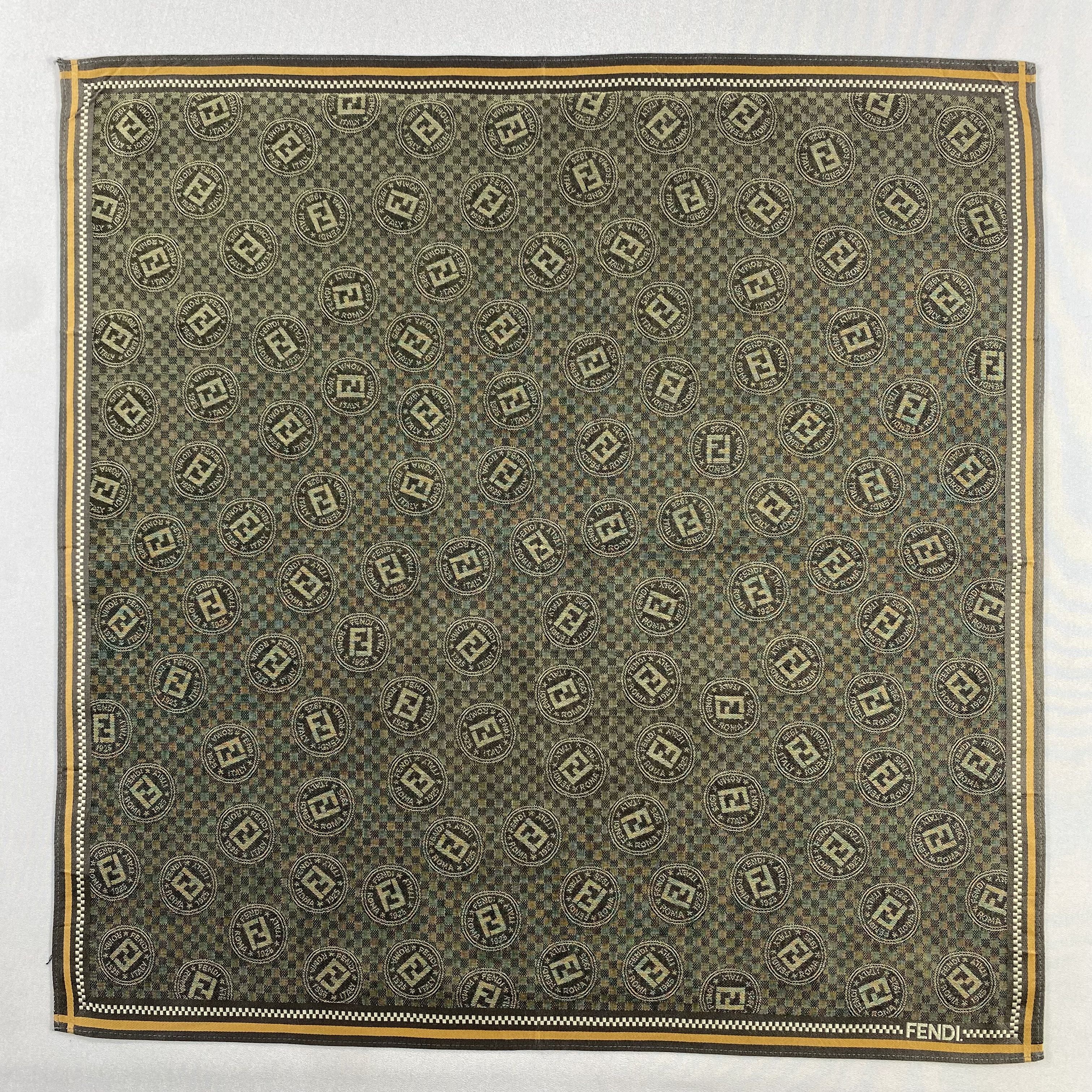 Vintage Fendi Handkerchief / Neckerchief / Bandana-P1058 Size ONE SIZE - 1 Thumbnail