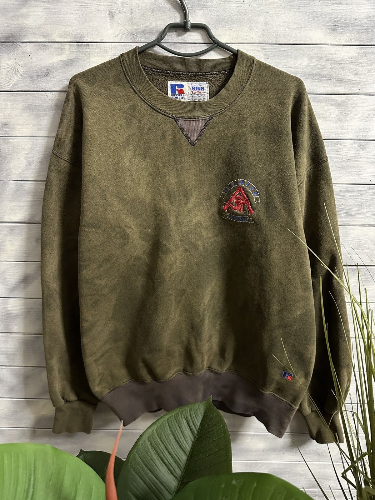 Russell Athletic × Vintage Rare Vintage Sweatshirt Russell Athletic ST. Anton Austria Size US L / EU 52-54 / 3 - 1 Thumbnail