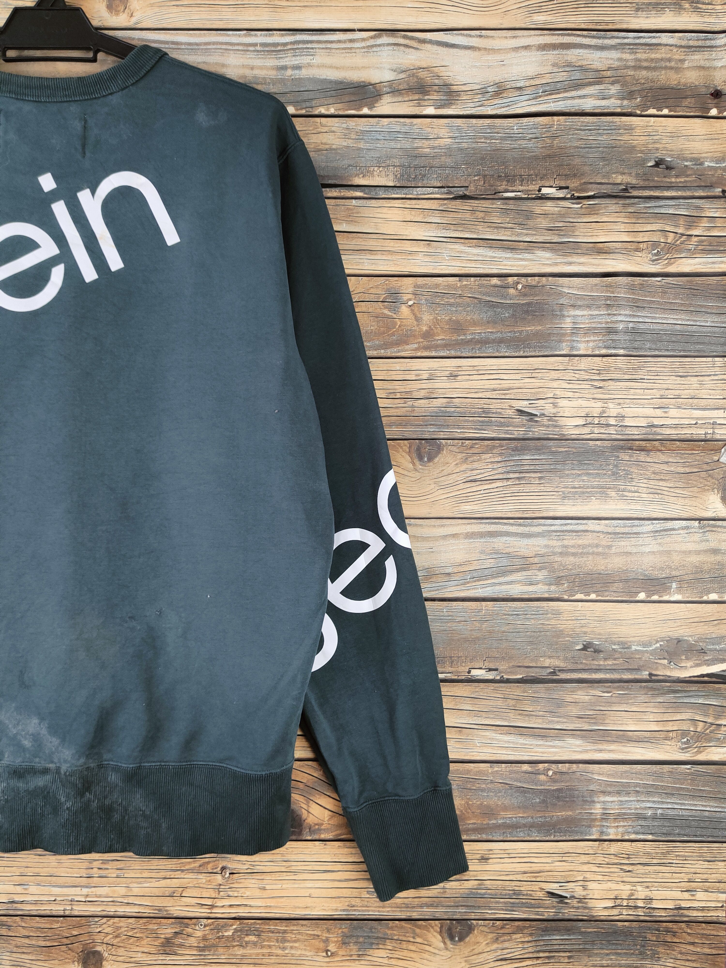 Calvin Klein SUPER BIG LOGO Calvin Klein Jeans Emerald Sweatshirt Size US L / EU 52-54 / 3 - 9 Thumbnail