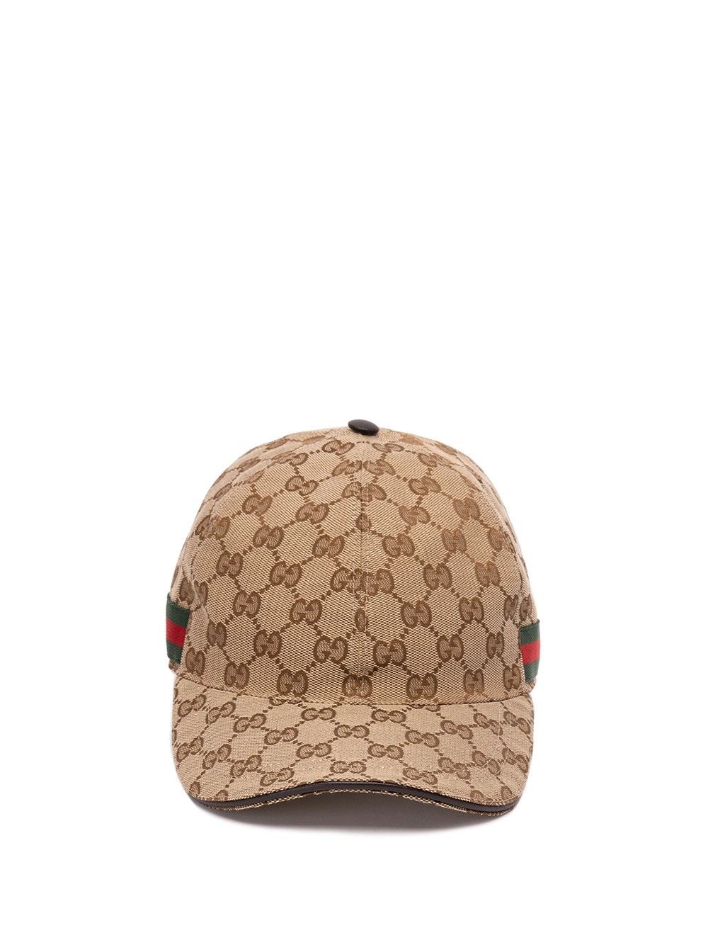 Gucci `Original GG Canvas` Baseball Hat With `Web` Size ONE SIZE - 1 Thumbnail