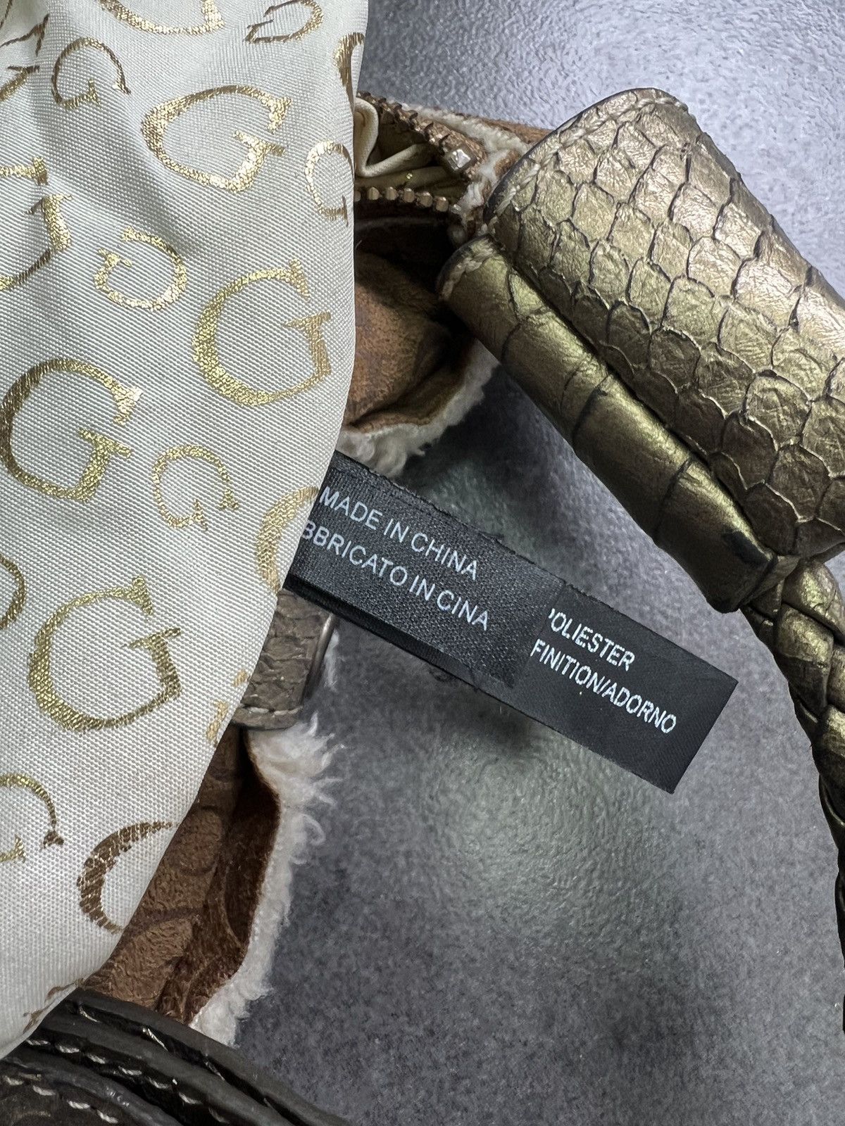 Guess × Hysteric Glamour × Vintage Vintage Guess Avant Garde Monogram Y2K Shoulder Bag Size ONE SIZE - 11 Thumbnail