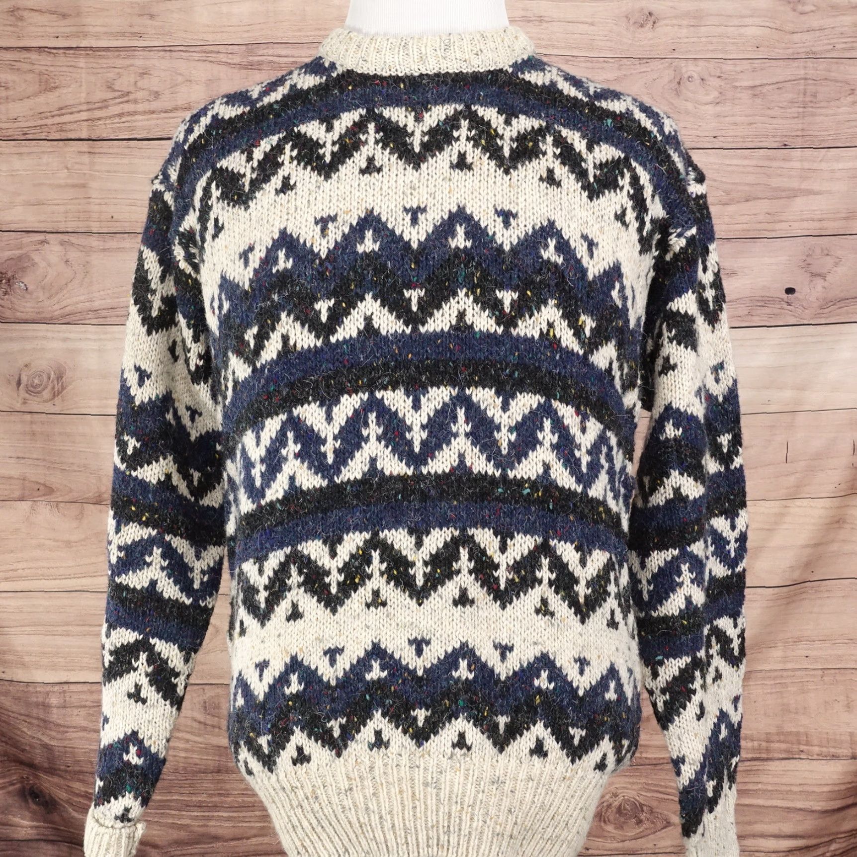 Vintage Vintage Peter England Wool Blend Argyle Mock Neck Sweater Pullover Mens Size M Size US M / EU 48-50 / 2 - 3 Thumbnail