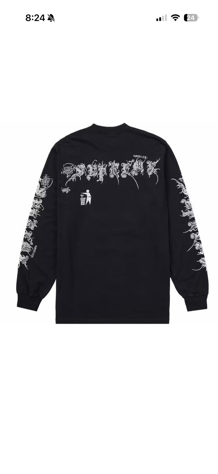 Supreme Supreme Wombat Bastards L/S Tee Black XL Size US XL / EU 56 / 4 - 4 Thumbnail