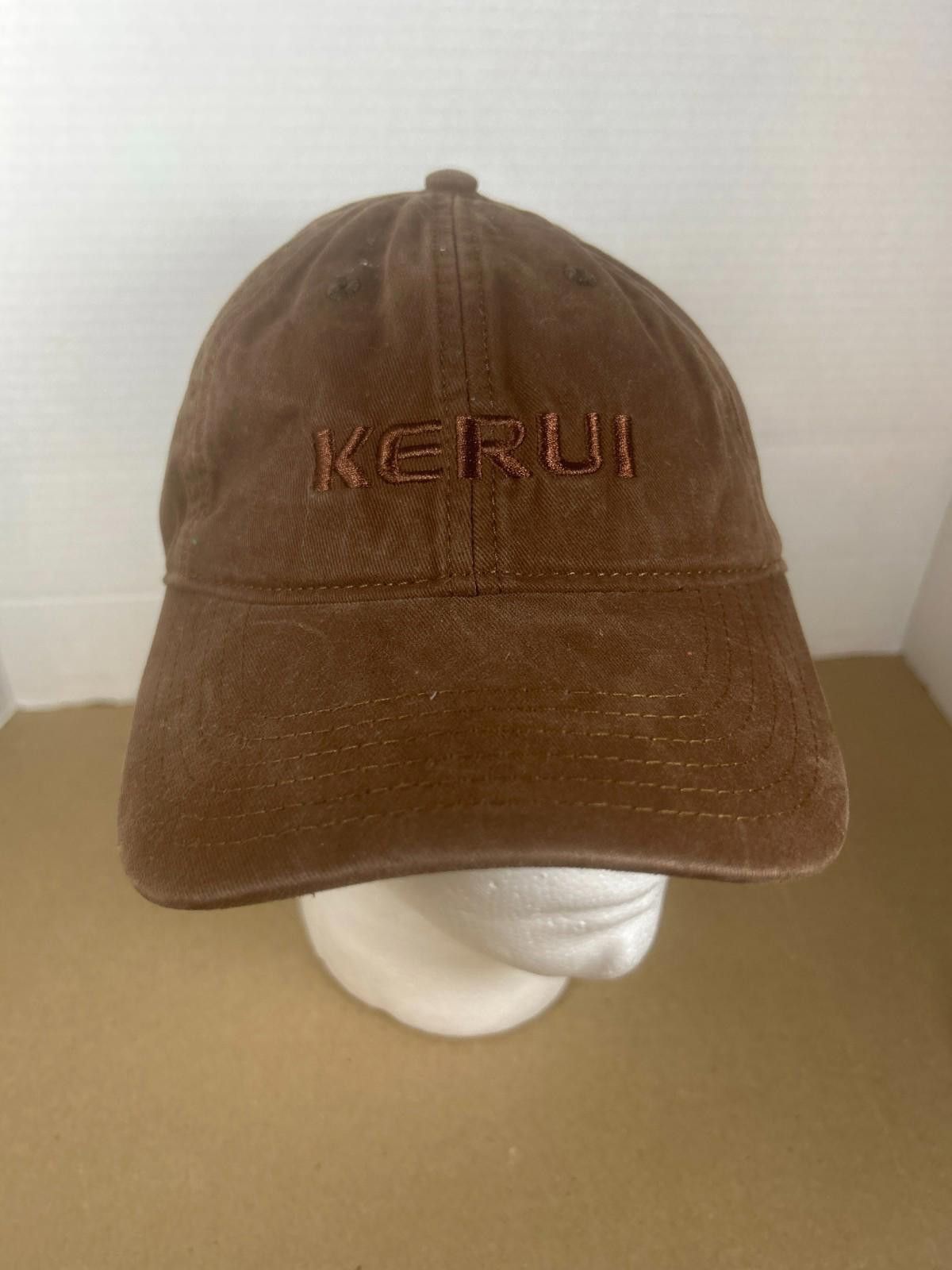 Designer KERUI Brown Dad Hat Cap Adjustable Strap Cotton Baseball Cap Size ONE SIZE - 1 Thumbnail