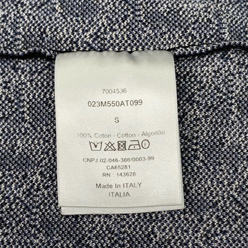 Dior Dior Black and white old flower full logo cotton knitted ja Size US S / EU 44-46 / 1 - 8 Thumbnail