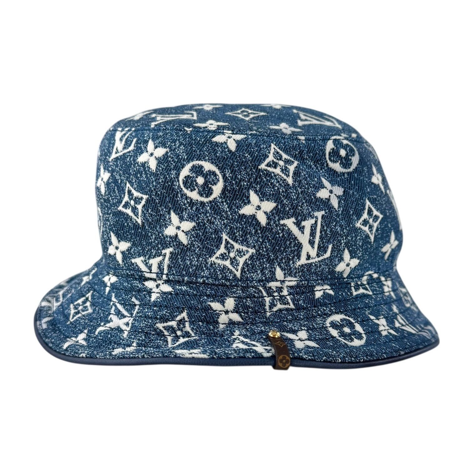 Louis Vuitton Louis Vuitton Monogram Washed Out Denim Bucket Hat Size ONE SIZE - 2 Thumbnail