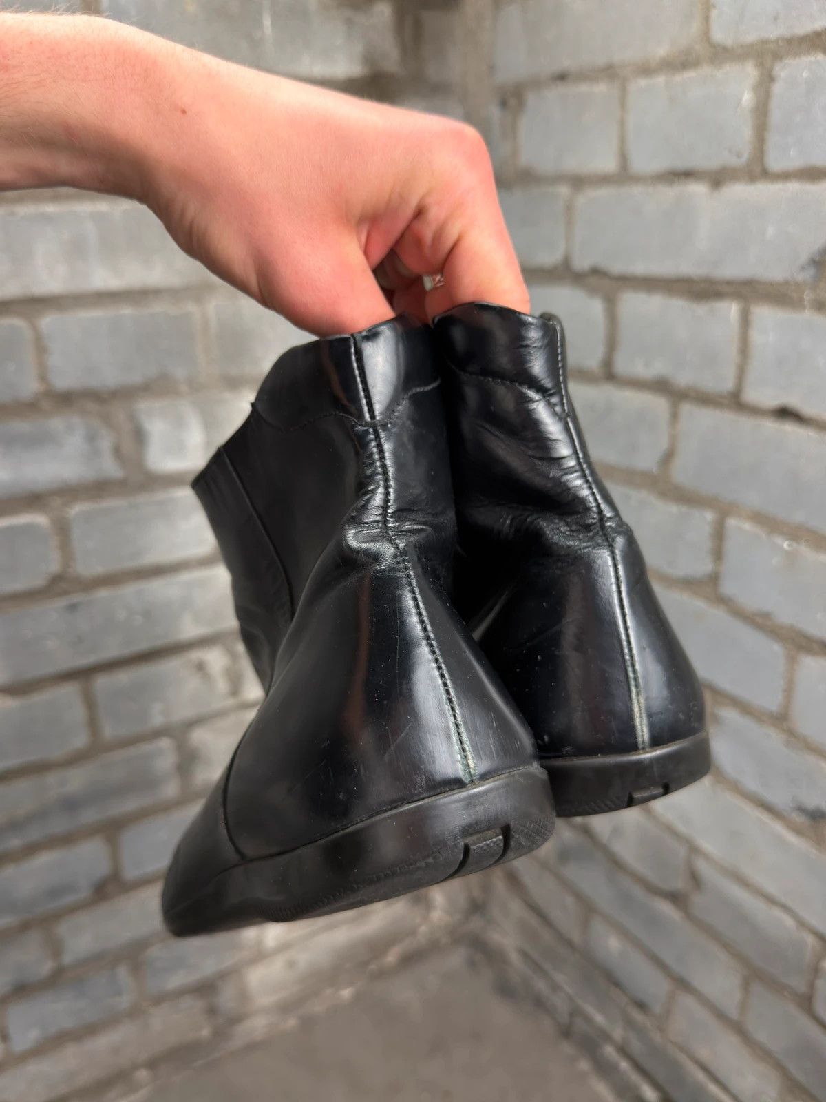 Prada Prada archive leather high top boots 90’s Size US 10.5 / EU 43-44 - 10 Thumbnail