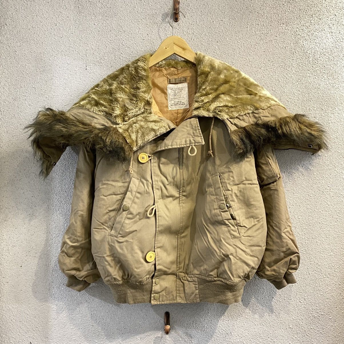 GOA Jacket Flying Man's Heavy Attached Hood N-2B Size US L / EU 52-54 / 3 - 3 Thumbnail