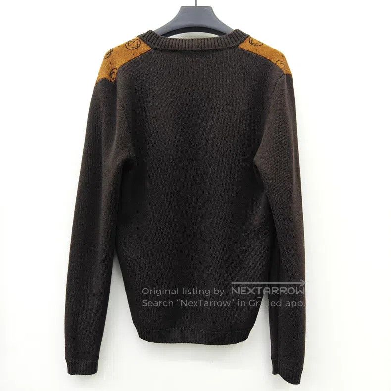 Gucci Gucci Full-print logo Millard colour woollen sweater Size US XS / EU 42 / 0 - 2 Thumbnail