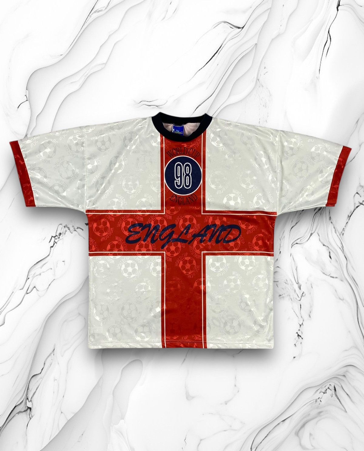Vintage Vintage England World Cup 1998 Fan Football Jersey Size US XL / EU 56 / 4 - 1 Thumbnail