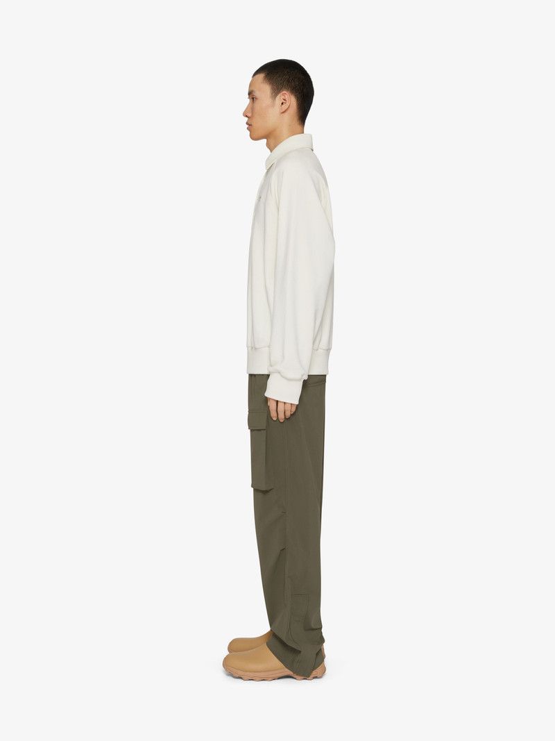 Givenchy o1w1db10426 Raglan Buttoned Sweatshirt in Ivory Size US XL / EU 56 / 4 - 3 Thumbnail