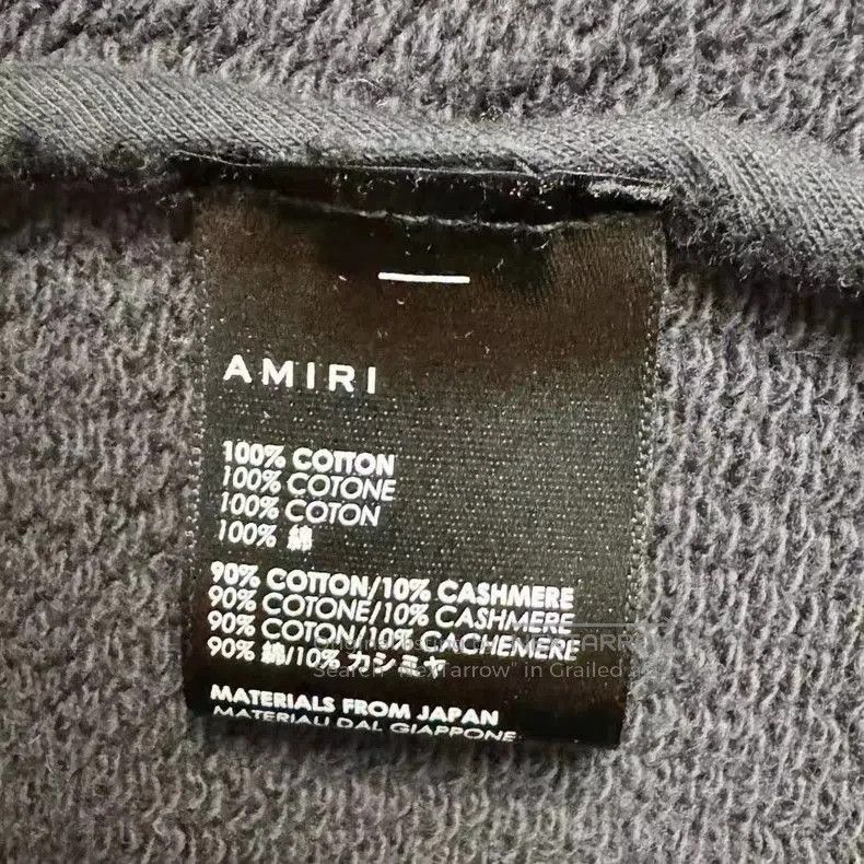 Amiri Amiri Distressed Zip Hoodie Jacket. Size US L / EU 52-54 / 3 - 5 Thumbnail