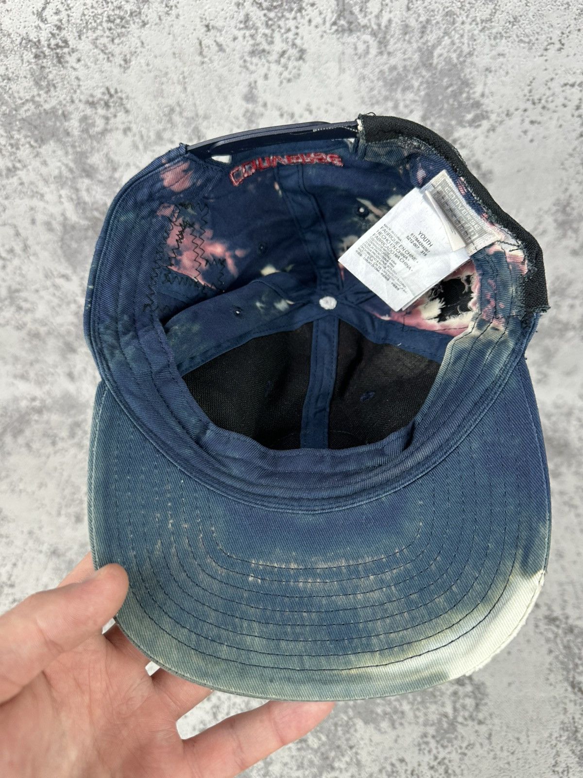 Converse Custom Distressed Converse Cap Bleach Tie-Dye Lightning Size 26 - 5 Thumbnail