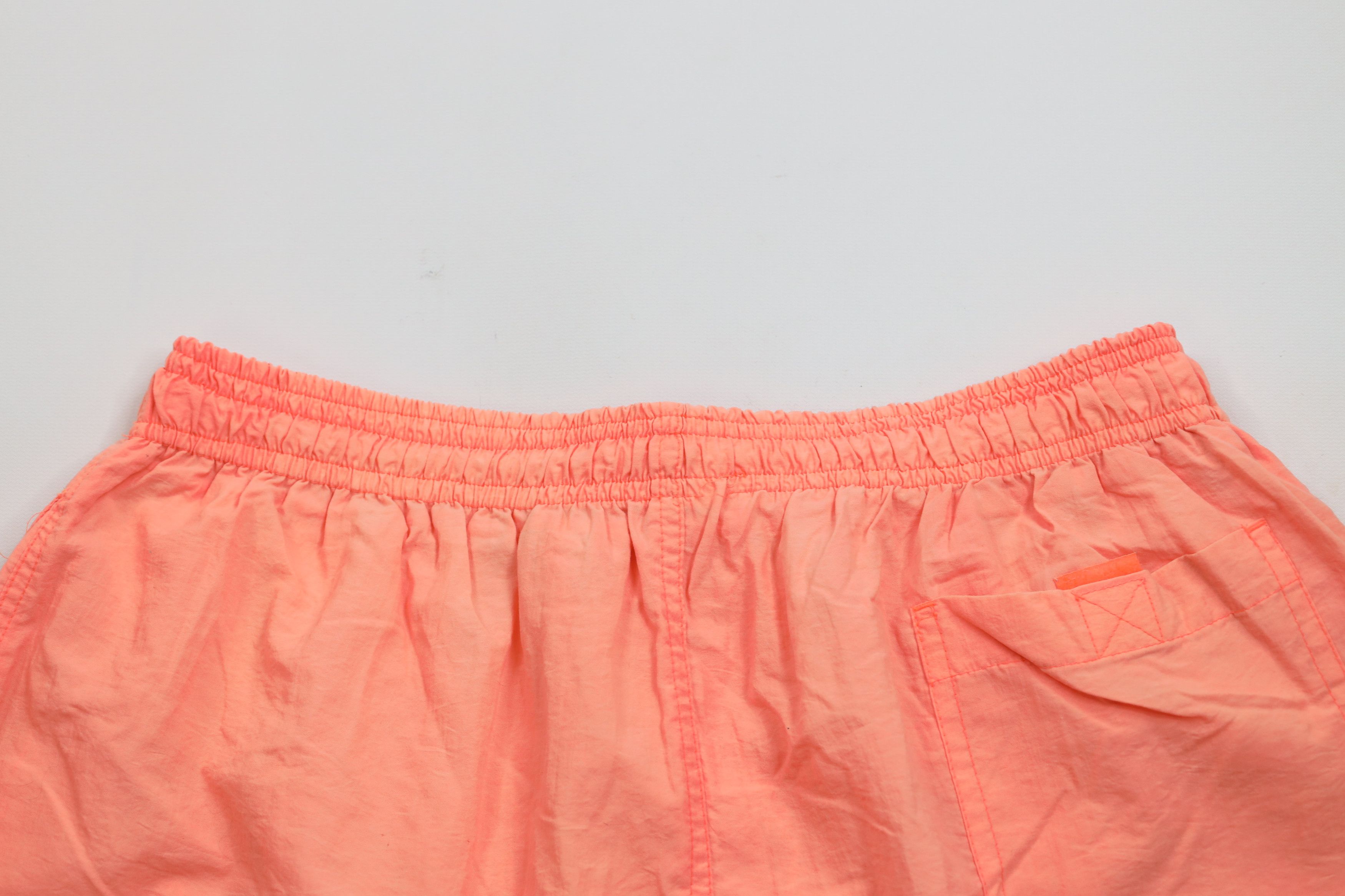 Vintage Vintage 90s Streetwear Above Knee Shorts Swim Trunks Coral Size US 36 / EU 52 - 9 Thumbnail