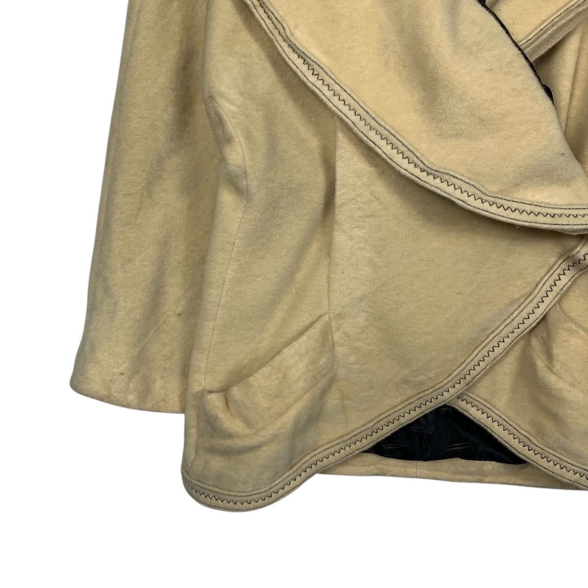 Krizia Uomo Vintage 90's KRIZIA Asymmetrical Wool Jacket #2874-C130 Size M / US 6-8 / IT 42-44 - 5 Thumbnail