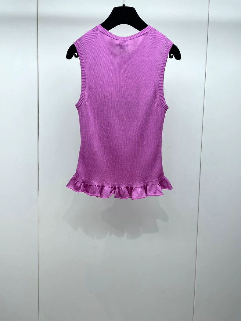 Other Chanel Sleeveless Ruffle Hem Top Size M / US 6-8 / IT 42-44 - 2 Thumbnail
