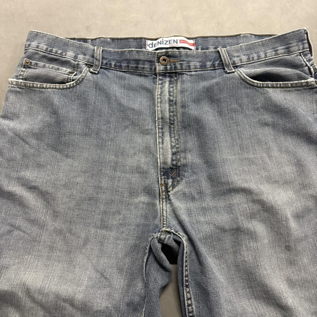 Vintage Crazy Vintage Y2K/2000s Super Baggy Skater Grunge Medium Blue Wash Denim Jeans! Size US 40 / EU 56 - 4 Thumbnail