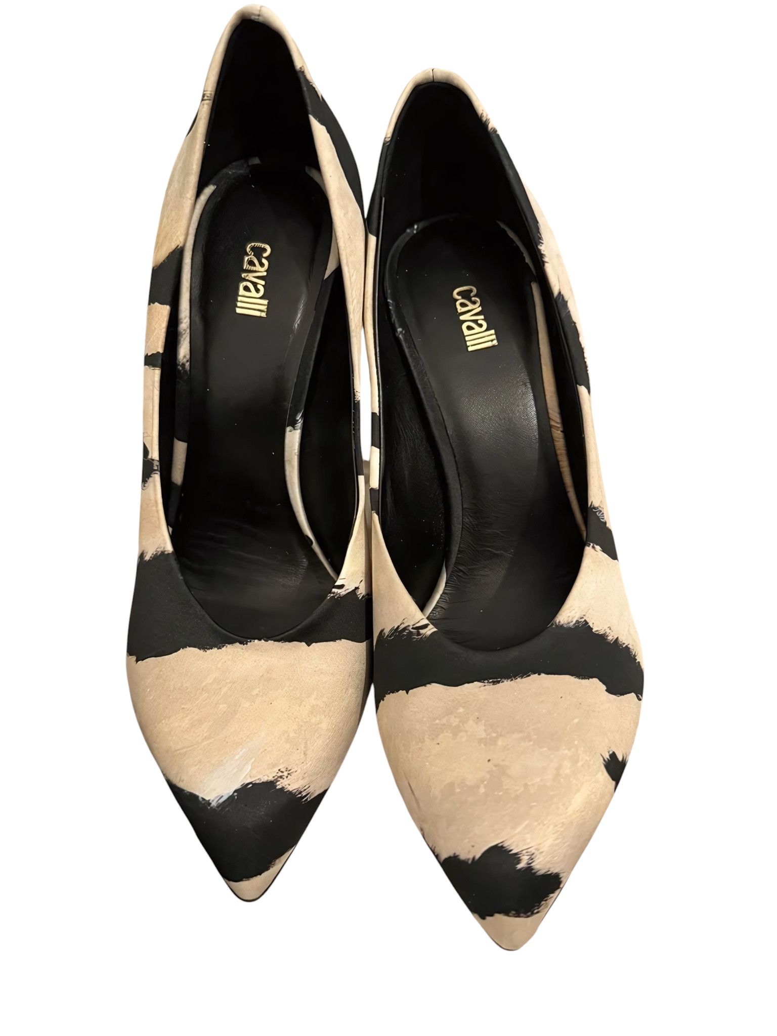 Roberto Cavalli SIBER TOOTH HEEL TIGER PRINT HEELS Size US 6 / IT 36 - 2 Thumbnail