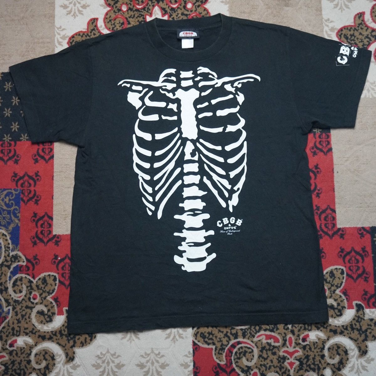 Band Tees Cbgb & Omfug New York Punk skull tee rare band tees Size US M / EU 48-50 / 2 - 1 Thumbnail