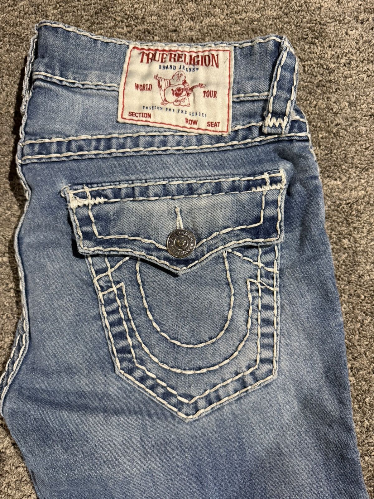 True Religion True religion rocco relaxed skinny jean sz 33 Size US 33 - 4 Thumbnail